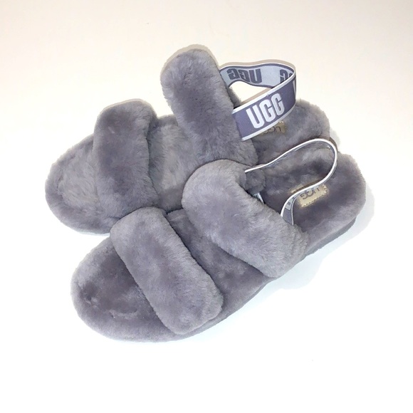 NWOT Ugg Women’s Oh Yeah Slipper Soft Amethyst Gray Size 9 - Picture 8 of 13